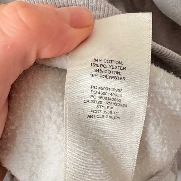 Aritzia Wilfred Free Crew Neck Pullover Sweatshirt Sweater Heather Grey Size 1 - Picture 6 of 6